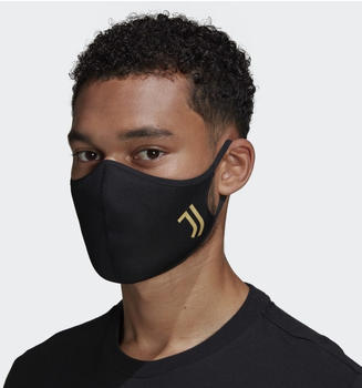 Adidas 3-Pack Juventus Turin Face Cover black/matte gold