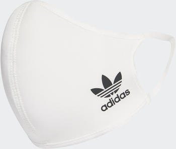 Adidas Originals 3-Pack Face Cover M/L white/black