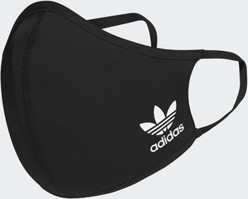 Adidas Originals 3-Pack Face Cover M/L black/white