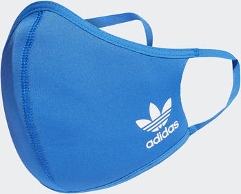 Adidas Originals 3-Pack Face Cover XS/S blue bird