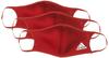 Adidas 3-Pack Face Cover Unisex M/L power red
