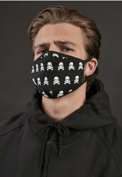 Mister Tee Skull Face Mask 2-pack (MT1377-00826-0050) black/white