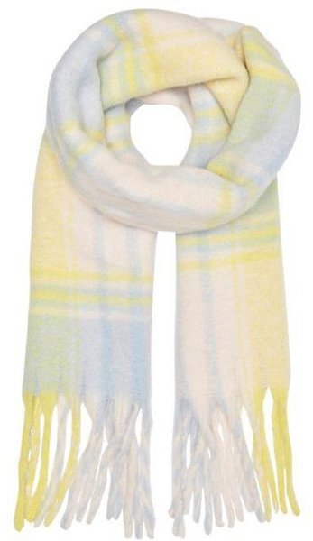 Only Onlsunny Life Checked Scarf (15237156) ecru
