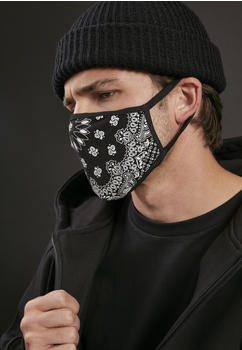 Mister Tee Bandana Face Mask 2-pack (MT1375-00826-0050) black/white
