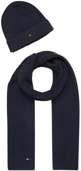 Tommy Hilfiger Essential Scarf And Beanie Gift Set (AM0AM10356) space blue