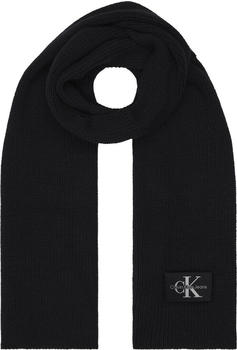 Calvin Klein CKJ Monogram Patch Scarf (K60K610143) Black ()