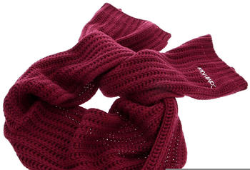 Calvin Klein Oversized Knit Scarf Red Currant (K60K60-8496-XB8)
