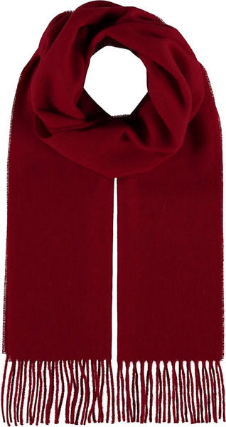 Fraas Wool Scarf with Fringes Red (627019-360)