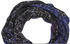 Comma Loop-Schal mit Allover-Muster (2124280.56T4) schwarz/blau