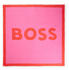 Hugo Boss Quadratisches Tuch mit großem Logo-Print - Style C-Laikyn_1 50497758 Pink ONESI