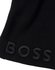 Hugo Boss Gerippter Schal aus Schurwolle mit tonaler Logo-Stickerei - Style Lara_scarf 50497861 Schwarz ONESI