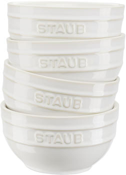 Staub Ceramique Schalenset Ø14cm 4-tlg ivory-white
