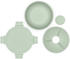 Brabantia Make & Take Salatschale, 1,3 L Jade Green