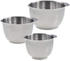 Rosti Mepal Rührschüssel-Set Margrethe Edelstahl (1,5L + 2L+ 3L) 3er-Set