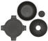 Brabantia Make & Take Salatschale, 1,3 L Dunkelgrau