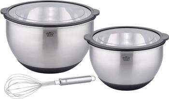 GSW K&uuml;chensch&uuml;ssel Primo 3-teilig 24 cm + 20 cm Gratis-Schneebesen