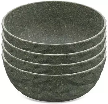 Koziol CLUB BOWL Schale, 700 ml, nature ash grey (4er-Set)