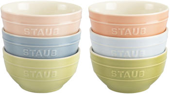 Staub Ceramique Macaron Sch&uuml;sselset 6-tlg 12cm