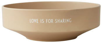Design Letters Favourite Schale large, Ø 22 x H 7,5 cm, beige