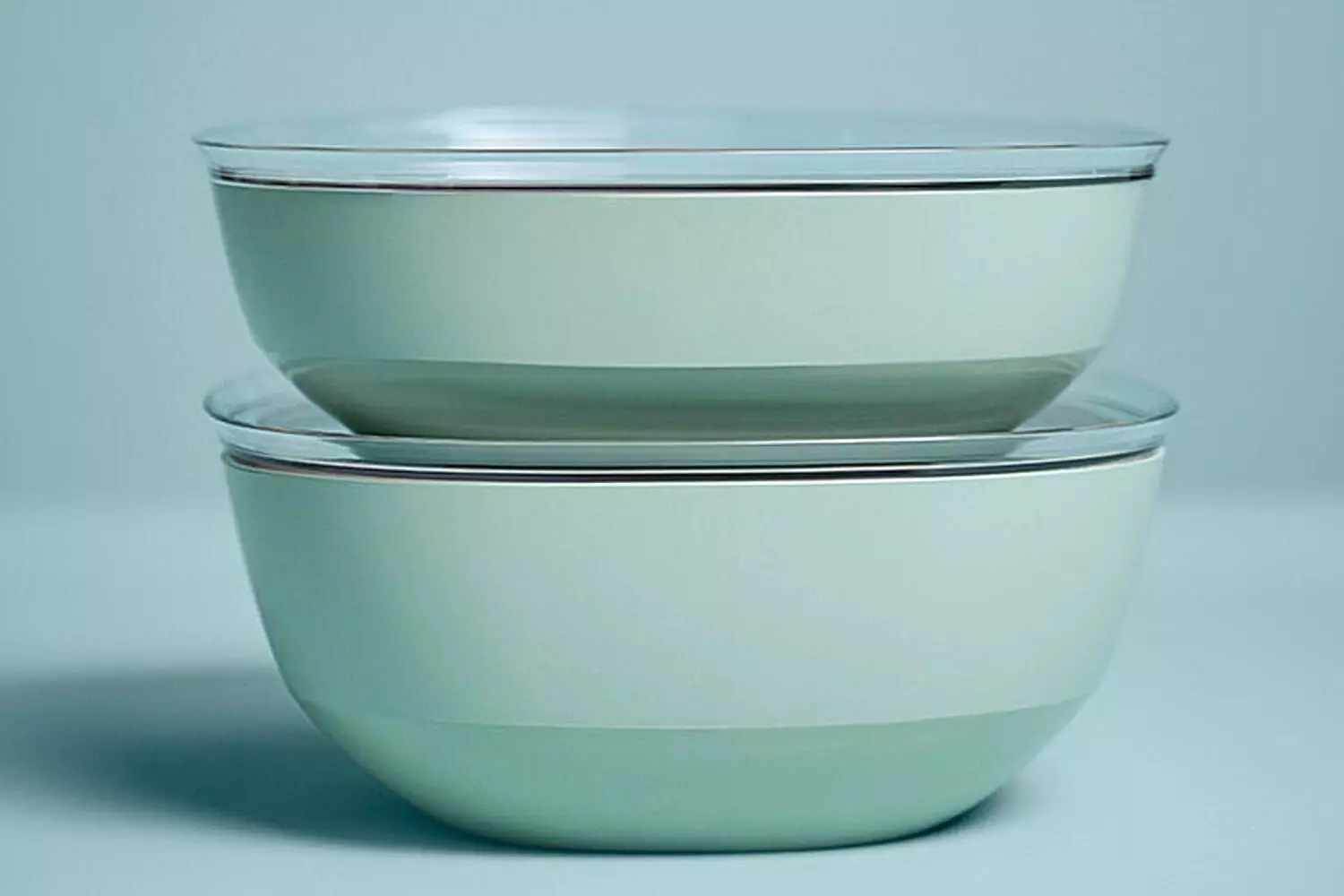 Rosti Mepal SILUETA Salatschüssel mit Deckel 5l Nordic sage Servierschale