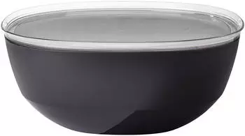 Rosti Mepal SILUETA Salatsch&uuml;ssel mit Deckel 5l Nordic Black