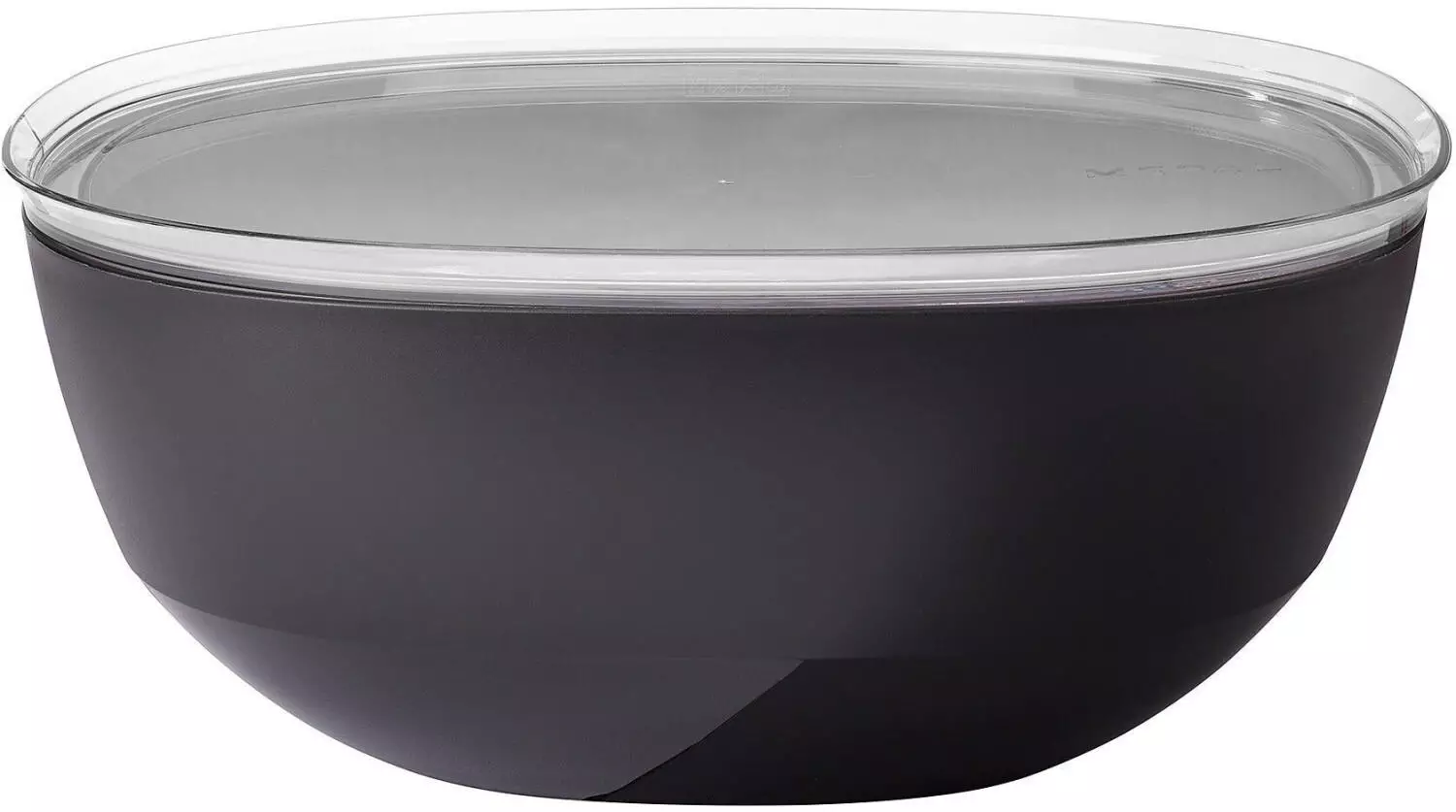 Rosti Mepal SILUETA Salatschüssel mit Deckel 5l Nordic Black Servierschale