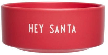 Design Letters Snack Schale, Hey Santa / faded rose