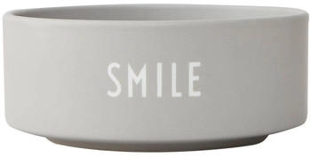 Design Letters Snack Schale, Smile / cool gray