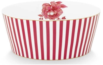 PiP Studio STUDIO Royal Stripes Bowl dark pink 15 cm
