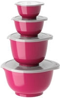 - Margrethe Bowls - Set of 4 + Lids (Beetroot)