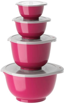 Rosti Mepal Margrethe R&uuml;hrsch&uuml;ssel-Set, 0,25 - 3 l, beetroot (8-tlg.)