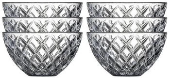 Lyngby Porcelæn Sorrento Schale Glas klar 12 cm Set6