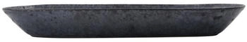 House Doctor Pion Servierschale 35 x 11.5 x 4.5 cm, schwarz / braun