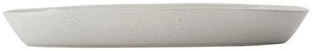 House Doctor Pion Servierschale 38 x 19 x 4.5 cm, grau / weiß