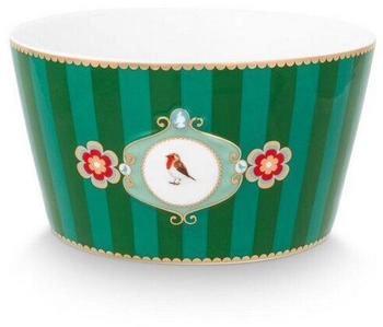 PiP Studio STUDIO Love Birds Medallion Bowl Stripes grün 15cm