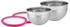 Rösle Schüssel-Set 2-tlg Frischhaltedeckel 20 und 24 cm pink Charity