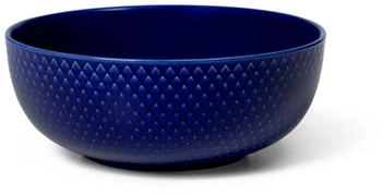 Lyngby Porcelæn Porcelæn Rhombe Schale Ø15,5cm Dunkelblau