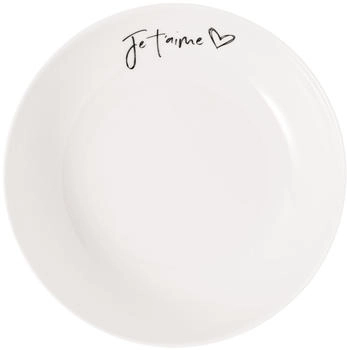 Villeroy & Boch Statement Schale flach je táime 18,5cm