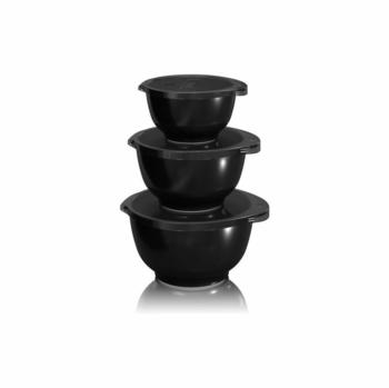 Mepal Margrethe Mini-Schüssel-3er-Set Durostima® 0,25 + 0,5 + 0,75 L Black