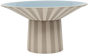 OYOY Toppu centerpiece hoch 17xØ30 cm Clay-Ice blue