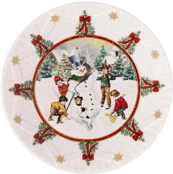 Villeroy & Boch Toy's Fantasy Gro&szlig;e Sch&uuml;ssel, Schneemann farbig - Multi
