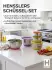 HENSSLERS Schüssel Edelstahl 5-tlg.-Set