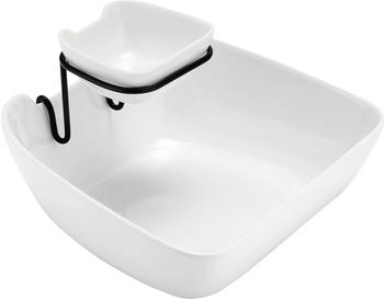 Ladelle Alto Serve & Share Chip&Dip Schale doppellagig weiß 25,5cm