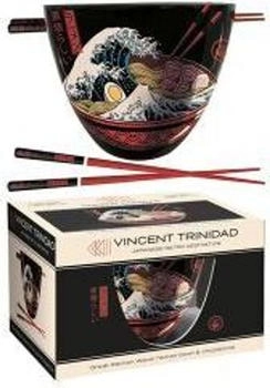 Pyramid international Ramen Set mit Schüssel und Essstäbchen (Great Wave Design) (GP85782)