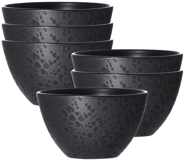 Set di 6 coppette 14 cm grigie in opale Carine | Maisons du Monde