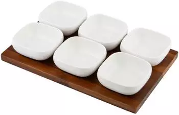 Ladelle ESSENTIALS Schalenset weiß 7tlg