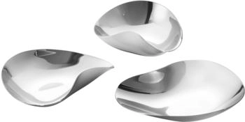 Georg Jensen Indulgence Snackschale 3 Teile Edelstahl