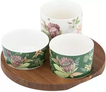 Ladelle Leura Rund Assortiert Schalenset 4tlg