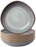 like. by Villeroy & Boch Lave Schale flach &oslash; 21 cm 6er Set - Beige