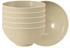 Seltmann Weiden Beat Sandbeige Schüssel 15,5 cm 6er Set